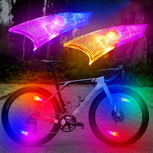 Load image into Gallery viewer, Waterproof Bicycle Wheel Lights Mountain Bike Frame Decoration Lights Bicycle Spoke Lights Night Riding Bicycle Wheel Lights Valve Lamp
