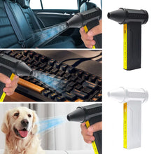 Load image into Gallery viewer, 160000RPM USB Rechargeable Electric Air Blower Turbo Jet Fan Brushless Motor High-Speed Turbo Violent Fan Powerful Dust Blower
