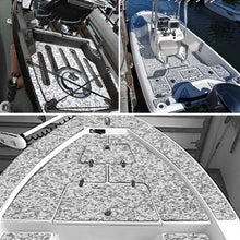 Load image into Gallery viewer, 2.4M Self-Adhesive EVA Foam Boat Marine Flooring Faux Teak Decking Sheet Striped Yacht Mat Decking Boat EVA Foam Floor Mat
