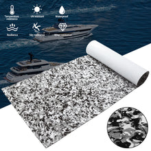 Load image into Gallery viewer, 2.4M Self-Adhesive EVA Foam Boat Marine Flooring Faux Teak Decking Sheet Striped Yacht Mat Decking Boat EVA Foam Floor Mat
