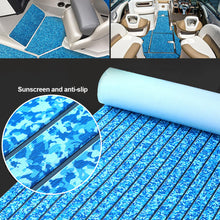 Load image into Gallery viewer, 450x2400x6mm Self-Adhesive Foam Teak Decking EVA Foam Marine Flooring Faux Boat Decking Boat EVA Foam Floor Mat For Boat

