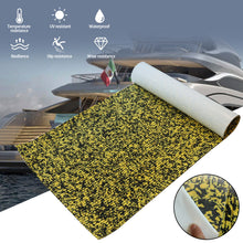 Load image into Gallery viewer, 450x2400x6mm Self-Adhesive Camo Foam Teak Decking EVA Foam Marine Flooring Faux Boat Decking Boat EVA Foam Floor Mat For Boat
