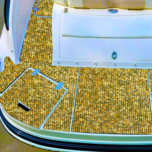 Load image into Gallery viewer, 450x2400x6mm Self-Adhesive Camo Foam Teak Decking EVA Foam Marine Flooring Faux Boat Decking Boat EVA Foam Floor Mat For Boat
