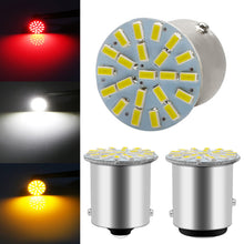 Load image into Gallery viewer, 12V Motorcycle Car Turn Signal Light BA15S 1156 BAY15D 1157 LED Bulbs White Auto Tail Reverse Brake Parking Backup Lamps
