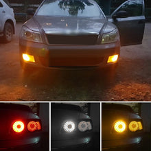 Load image into Gallery viewer, 12V Motorcycle Car Turn Signal Light BA15S 1156 BAY15D 1157 LED Bulbs White Auto Tail Reverse Brake Parking Backup Lamps
