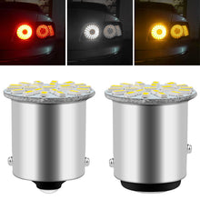 Load image into Gallery viewer, 12V Motorcycle Car Turn Signal Light BA15S 1156 BAY15D 1157 LED Bulbs White Auto Tail Reverse Brake Parking Backup Lamps
