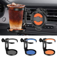 Load image into Gallery viewer, Multifunctional Adjustable Car Air Vent Cup Holder Water Bottles Drink Ashtray Rack Stand Anti-Shake Stable Auto Organizer
