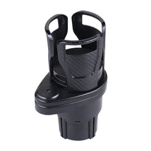Load image into Gallery viewer, 360° Rotatable Multifunctional Car Cup Holder Expander For Car Adapter Adjustable Dual Cup Holder With Phone Holder Aromatherapy Organizer

