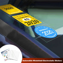 Load image into Gallery viewer, 3pcs Car Windshield Electrostatic Stickers PVC Car Static Sticker Transparent Windscreen Decal Decor Auto Interior Accessories
