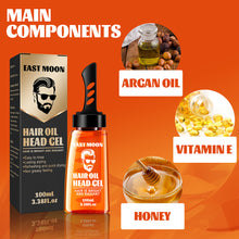 Load image into Gallery viewer, 2 in 1 Hair Wax Gel with Wide Tooth Comb Men Long-lasting Fluffy Hair Styling Oil Hair Styling Cream Liquid Fluffy Comb
