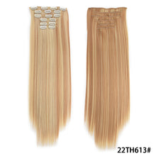 Load image into Gallery viewer, Clip in Hair Extensions Hair Extensions Thick Long Lace Weft Lightweight Synthetic Hair Wig Piece Elegant Women Wig
