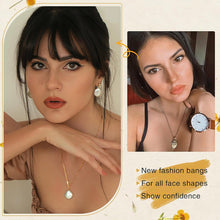 Load image into Gallery viewer, Synthetic Natural Forehead Ins Hair Fake Fringes Air Bangs Wig Female Piece Real Comic Flush Bangs Invisible Wig

