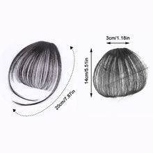 Load image into Gallery viewer, Synthetic Natural Forehead Ins Hair Fake Fringes Air Bangs Wig Female Piece Real Comic Flush Bangs Invisible Wig
