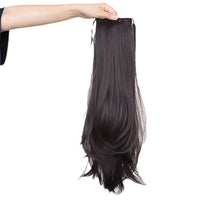 Load image into Gallery viewer, Synthetic Long Wavy Curly Ponytail Wig Women Ribbon Drawstring Tied Hair Tail Hair Extension Natural Fake Hairpiece
