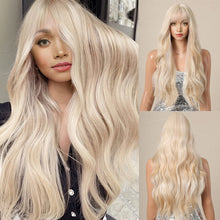 Load image into Gallery viewer, Jin Barbie Wind Big Wave Long Curled Hair Fluffy Face Repair Wig Full False Hair Cover High Temperature Natural Fake Hair
