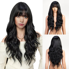 Load image into Gallery viewer, Jin Barbie Wind Big Wave Long Curled Hair Fluffy Face Repair Wig Full False Hair Cover High Temperature Natural Fake Hair
