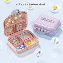 Load image into Gallery viewer, Waterproof 7 Grid Sealed Portable Medicine Box Transparent Medicine Multi-functional Subpackage Medicine Box Storage Box
