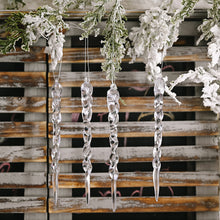 Load image into Gallery viewer, 12/24/36pcs Crystal Clear Christmas Tree Ornaments Acrylic Icicle Pendants For Holiday &amp; Winter Party Home Decorations New Year Gift
