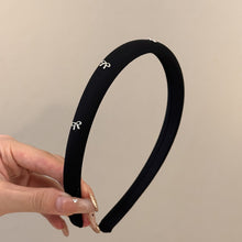 Load image into Gallery viewer, Simple Bowknot Hair Band Versatile Temperamental Hair Hoop Headband Solid Color Headwear Hair Accessories for Women
