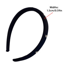 Load image into Gallery viewer, Simple Bowknot Hair Band Versatile Temperamental Hair Hoop Headband Solid Color Headwear Hair Accessories for Women
