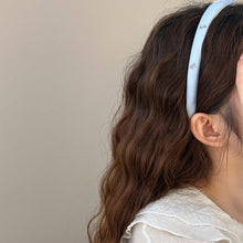 Load image into Gallery viewer, Simple Bowknot Hair Band Versatile Temperamental Hair Hoop Headband Solid Color Headwear Hair Accessories for Women
