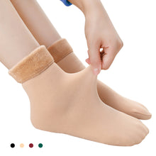 Load image into Gallery viewer, Fleece Thick Mid-tube Socks Soft Comfortable Cold Resistant Warm Floor Socks Snow Socks Autumn Winter Plush Warm Socks
