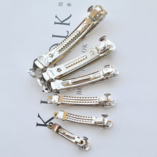 Load image into Gallery viewer, 10pcs/set Spring Clip Multi Sized Durable Handmade Hair Clip DIY Accessories Headwear Material Shrapnel Clip for Women
