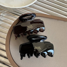 Load image into Gallery viewer, Simple Temperamental Hairpin Hair Claw Clip Solid Color Acrylic Headwear Hair Clip Hair Accessory for Women
