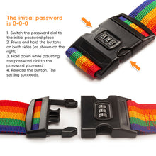 Load image into Gallery viewer, Password Baling Strap Durable Sturdy Wear-resistant Luggage Travel Suitcase Strap Reinforced Luggage Strap Travel Accessory
