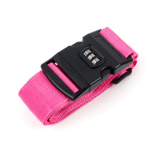 Load image into Gallery viewer, Password Baling Strap Durable Sturdy Wear-resistant Luggage Travel Suitcase Strap Reinforced Luggage Strap Travel Accessory
