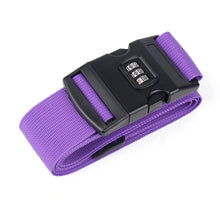 Load image into Gallery viewer, Password Baling Strap Durable Sturdy Wear-resistant Luggage Travel Suitcase Strap Reinforced Luggage Strap Travel Accessory
