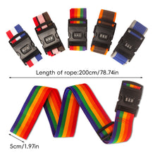 Load image into Gallery viewer, Password Baling Strap Durable Sturdy Wear-resistant Luggage Travel Suitcase Strap Reinforced Luggage Strap Travel Accessory
