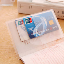 Load image into Gallery viewer, PVC Transparent Passport Protective Cover Waterproof Dustproof Scratch-proof Passport Case Multifunctional Card Holder Case
