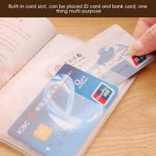 Load image into Gallery viewer, PVC Transparent Passport Protective Cover Waterproof Dustproof Scratch-proof Passport Case Multifunctional Card Holder Case
