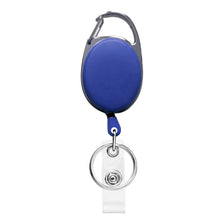 Load image into Gallery viewer, Oval Outdoor Easy-to-pull Buckle Rope Elastic Cable Puller Retractable Keychain Durable Anti Loss Telescopic Buckle Keychain
