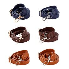 Load image into Gallery viewer, Adjustable Detachable PU Leather Shoulder Strap Handmade DIY Crossbody Shoulder Strap Durable Wear-resistant Bag Accessory
