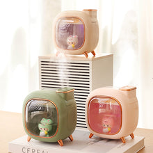 Load image into Gallery viewer, Cute Bedroom 500ml Large Capacity Humidifier USB Rechargeable Battery Air Ultrasonic Humidifying Children Gift
