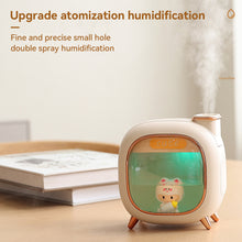 Load image into Gallery viewer, Cute Bedroom 500ml Large Capacity Humidifier USB Rechargeable Battery Air Ultrasonic Humidifying Children Gift
