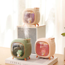 Load image into Gallery viewer, Cute Bedroom 500ml Large Capacity Humidifier USB Rechargeable Battery Air Ultrasonic Humidifying Children Gift
