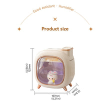 Load image into Gallery viewer, Cute Bedroom 500ml Large Capacity Humidifier USB Rechargeable Battery Air Ultrasonic Humidifying Children Gift
