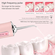 Load image into Gallery viewer, Handheld Portable Tooth Rinser Household Electric Tooth Cleaner Tooth Care Water Floss Oral Cleaning Tooth Cleaner Dental Irrigator
