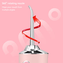Load image into Gallery viewer, Handheld Portable Tooth Rinser Household Electric Tooth Cleaner Tooth Care Water Floss Oral Cleaning Tooth Cleaner Dental Irrigator
