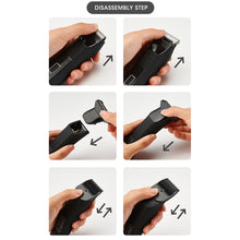 Load image into Gallery viewer, Body Hair Trimmer Shaver for Men Waterproof Dual-Head Stainless Steel Blade Trimmer Rechargeable Wet &amp; Dry Men's Ball Shavers
