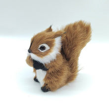 Load image into Gallery viewer, Simulation Mini Squatting Squirrel Model Cute Imitation Squirrel Ornaments Children Birthday Gifts Home Decoration Plush Figures Craft
