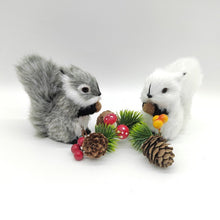 Load image into Gallery viewer, Simulation Mini Squatting Squirrel Model Cute Imitation Squirrel Ornaments Children Birthday Gifts Home Decoration Plush Figures Craft
