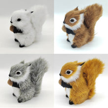 Load image into Gallery viewer, Simulation Mini Squatting Squirrel Model Cute Imitation Squirrel Ornaments Children Birthday Gifts Home Decoration Plush Figures Craft

