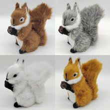 Load image into Gallery viewer, Simulation Mini Squatting Squirrel Model Cute Imitation Squirrel Ornaments Children Birthday Gifts Home Decoration Plush Figures Craft

