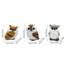 Load image into Gallery viewer, Simulation Owl Exquisite Ornament Cute Lovely Furry Home Decoration Ornament Adornment Simulation Plush Toys Action Figures Kids Gift
