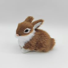 Load image into Gallery viewer, Simulation Rabbit Plush Toy Children Cognition Chicken Model Figurine Realistic Furry Animal Doll Chicken Easter Gift Kids
