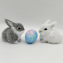 Load image into Gallery viewer, Simulation Rabbit Plush Toy Children Cognition Chicken Model Figurine Realistic Furry Animal Doll Chicken Easter Gift Kids
